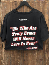 Load image into Gallery viewer, The Rock Vintage 90s Just Bring It Cropped Tee Black ABC Vintage 