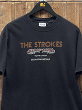 Load image into Gallery viewer, The Strokes Kings of Leon Vintage 2000s Tour Tee Black ABC Vintage 