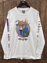 Load image into Gallery viewer, Torch Run Michigan Vintage 1991 Special Olympics L/S Tee White ABC Vintage 