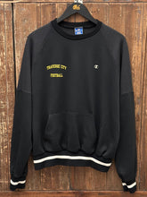 Load image into Gallery viewer, Traverse City Football Vintage 90s Champion Crewneck Black ABC Vintage 
