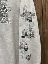 Load image into Gallery viewer, Traverse City Michigan Vintage 1989 Lee Crewneck Grey ABC Vintage 