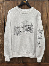Load image into Gallery viewer, Traverse City Michigan Vintage 1989 Lee Crewneck Grey ABC Vintage 