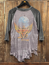 Load image into Gallery viewer, Triumph Vintage 80s Raglan Tee Super Faded Paper Thin ABC Vintage 