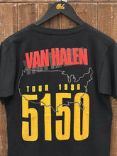 Load image into Gallery viewer, Van Halen Vintage 1986 5150 Tour Tee Black ABC Vintage 