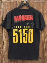 Load image into Gallery viewer, Van Halen Vintage 1986 5150 Tour Tee Black ABC Vintage 