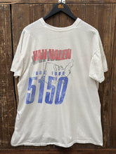 Load image into Gallery viewer, Van Halen Vintage 1986 5150 Tour Tee Faded White ABC Vintage 