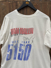 Load image into Gallery viewer, Van Halen Vintage 1986 5150 Tour Tee Faded White ABC Vintage 