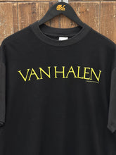 Load image into Gallery viewer, Van Halen Vintage 1988 Ou812 World Tour Tee Black Yellow ABC Vintage 