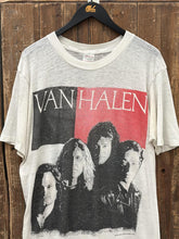Load image into Gallery viewer, Van Halen Vintage 1988 Summer Tour Tee Paper Thin White ABC Vintage 