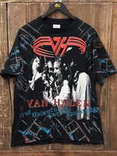 Load image into Gallery viewer, Van Halen Vintage 1991 For Unlawful Carnal Knowlegde All Over Print Tee ABC Vintage 