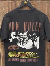 Load image into Gallery viewer, Van Halen Vintage 1992 For Unlawful Carnal Knowledge Tour Tee Faded Black ABC Vintage 