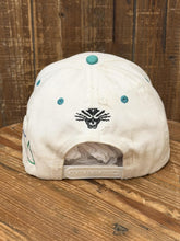 Load image into Gallery viewer, Vancouver Grizzlies Vintage 90s TI$A Custom Snapback Aged White Teal Blue ABC Vintage 