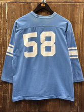 Load image into Gallery viewer, Vintage 60s #58 Football Shirt Powder Blue ABC Vintage 