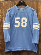Load image into Gallery viewer, Vintage 60s #58 Football Shirt Powder Blue ABC Vintage 