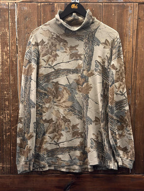 Vintage 90s Camo Turtleneck L/S Tee ABC Vintage 