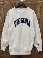 Load image into Gallery viewer, Virginia Vintage 90s Champion Reverse Weave Crewneck Grey ABC Vintage 