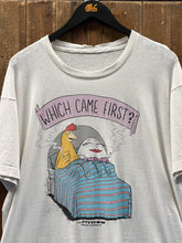 Load image into Gallery viewer, Which Came First Vintage 1990 Smoking Tee White ABC Vintage 