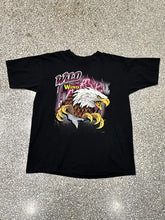 Load image into Gallery viewer, Wild As The Wind Vintage 90s Eagle Tee Black ABC Vintage 