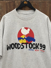 Load image into Gallery viewer, Woodstock Vintage 1999 30 Years of Peace and Music Tee Grey ABC Vintage 