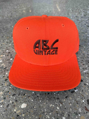 ABC Vintage 90s New Era Snapback (Orange/Brown Logo) ABC Vintage 