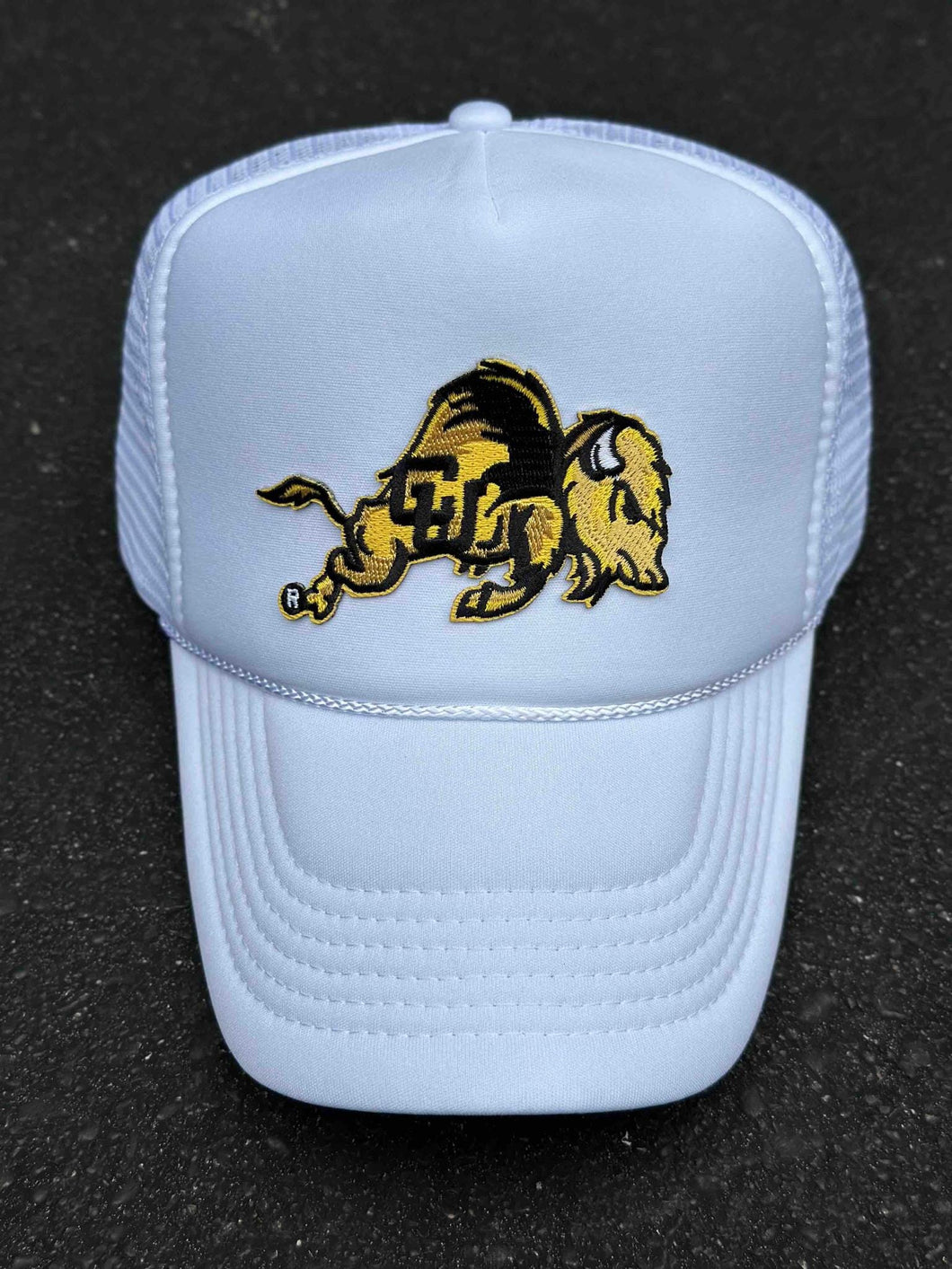 ABC Vintage Colorado Buffaloes Vintage Buffaloes Patch Trucker Hat (White) ABC Vintage 