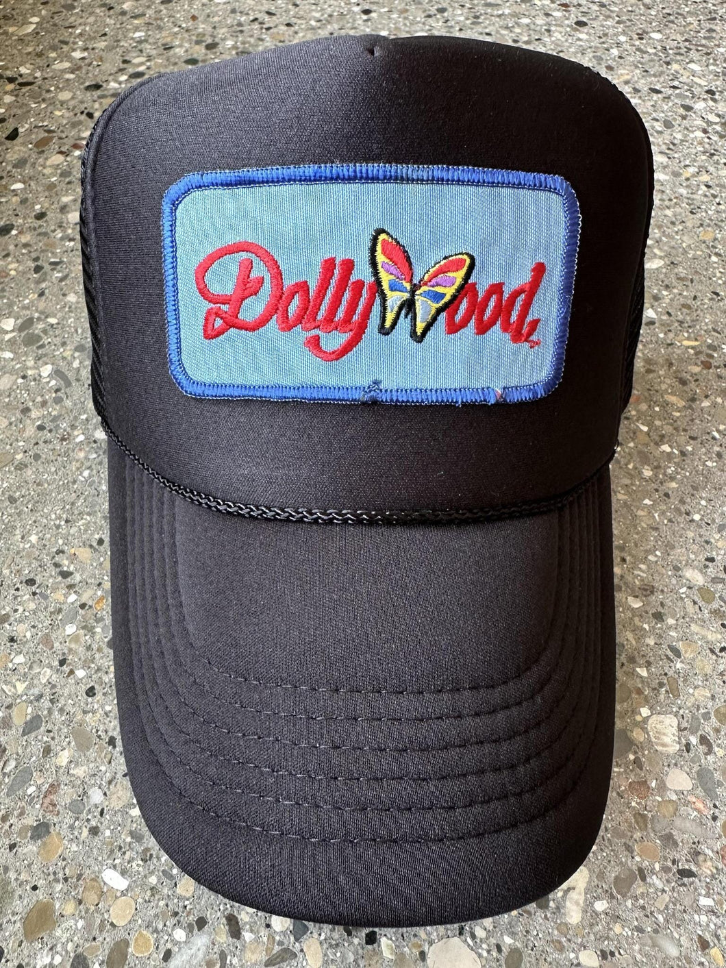 ABC Vintage Dolly Wood Vintage Patch Trucker Hat ABC Vintage 