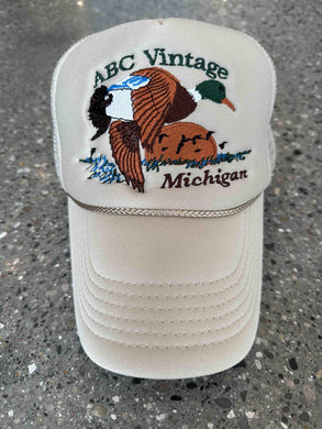 ABC Vintage Duck Trucker Hat (Tan) ABC Vintage 