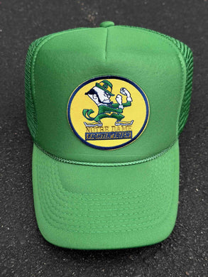 ABC Vintage Notre Dame Vintage Fighting Irish Patch Trucker Hat (Kelly Green) ABC Vintage 