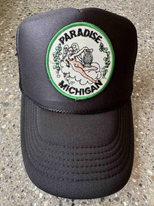 ABC Vintage Paradise Michigan Vintage Patch Trucker Hat ABC Vintage 