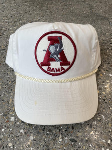 Alabama Crimson Tide Vintage Snapback White ABC Vintage 