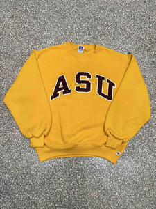 ASU Vintage 90s Russell Crewneck Gold ABC Vintage 