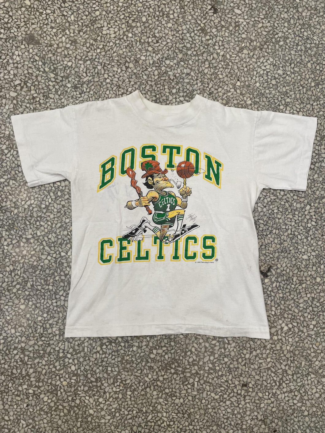 Boston Celtics Vintage 1990 Jack Davis ABC Vintage 