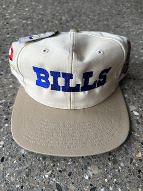 Buffalo Bills Vintage Super Bowl Snapback Tan ABC Vintage 