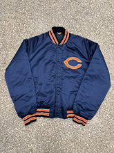 Load image into Gallery viewer, Chicago Bears Vintage 90s Satin Bomber Jacket ABC Vintage 