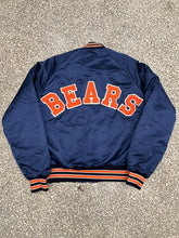Load image into Gallery viewer, Chicago Bears Vintage 90s Satin Bomber Jacket ABC Vintage 