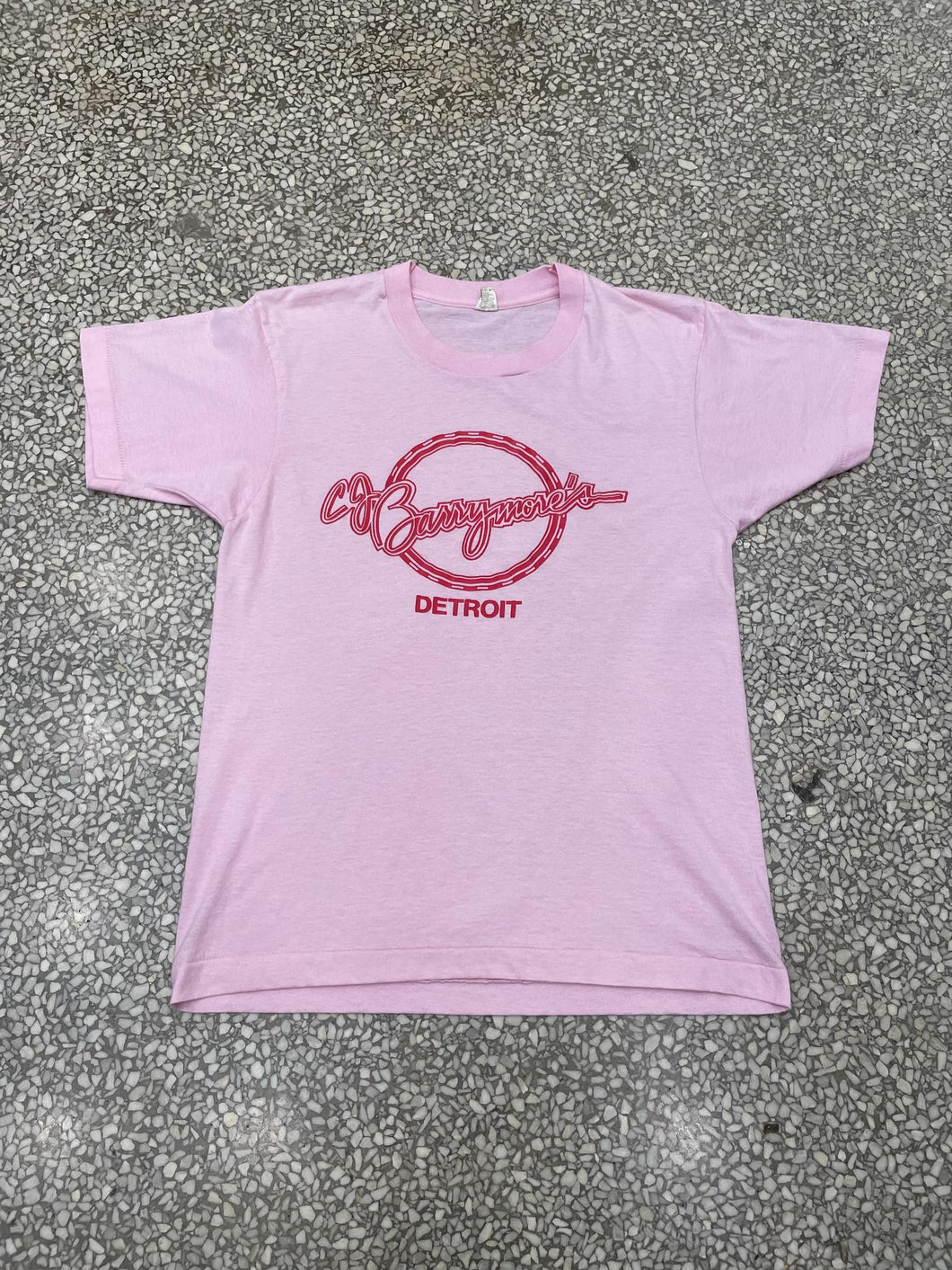 C.J. Barrymore's Detroit Vintage 90s Paper Thin Pink ABC Vintage 