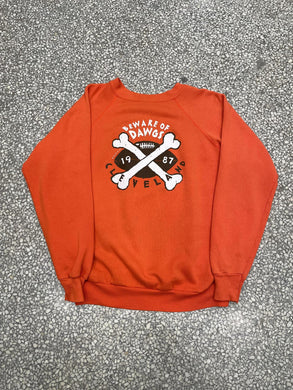 Cleveland Browns Vintage 1987 Beware of Dawgs Crewneck Orange ABC Vintage 