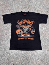 Load image into Gallery viewer, Cleveland Browns Vintage 1994 Taz Bad To The Bone Faded Black ABC Vintage 