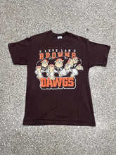 Load image into Gallery viewer, Cleveland Browns Vintage 80s Dawgs Paper Thin Faded Brown ABC Vintage 