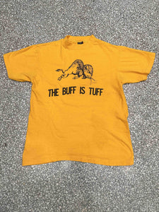 Colorado Buffaloes Vintage 80s The Buff Is Tuff Gold ABC Vintage 