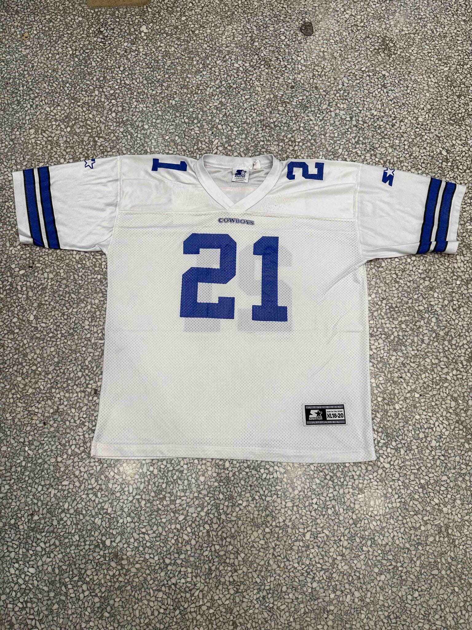 Dallas Cowboys Deion Sanders #21 Vintage 90s Starter Football