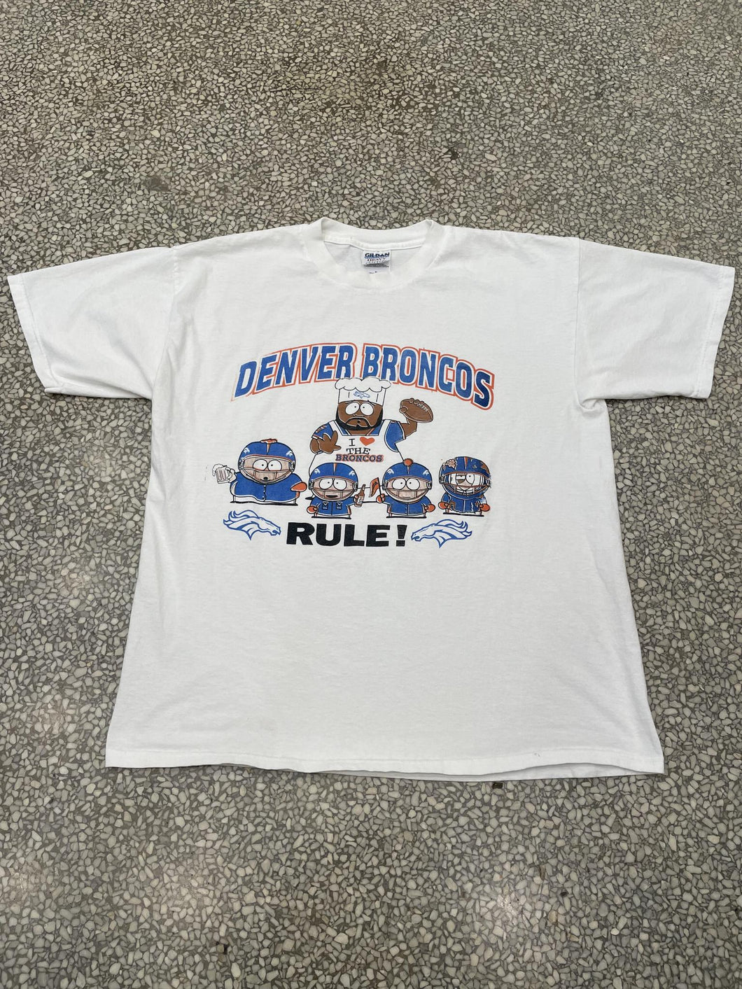 Denver Broncos Vintage South Park Bootleg ABC Vintage 