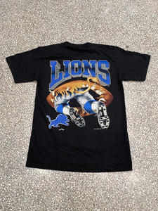 Detroit Lions Vintage 1994-1995 Nutmeg Black ABC Vintage 