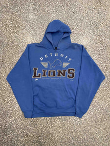 Detroit Lions Vintage 1994 Hoodie Faded Blue ABC Vintage 