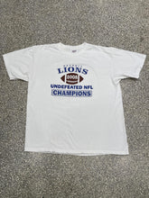 Load image into Gallery viewer, Detroit Lions Vintage 2008 Undefeated NFL Pre-Season Champions ABC Vintage 