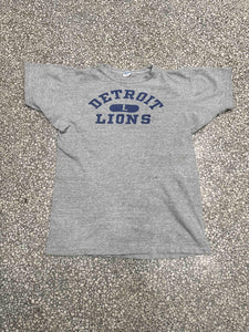 Detroit Lions Vintage 70s Champion Shirt Faded Grey ABC Vintage 