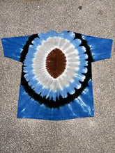 Load image into Gallery viewer, Detroit Lions Vintage 90s Liquid Blue Football Tiedye ABC Vintage 