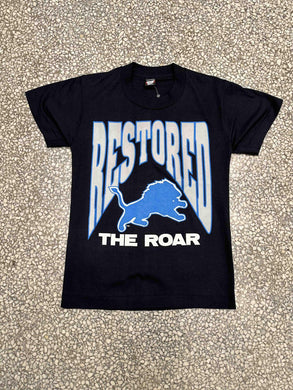 Detroit Lions Vintage 90s Restored The Roar Tee Black ABC Vintage 