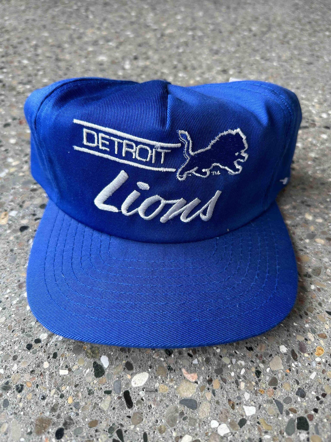 Detroit Lions Vintage Classic Snapback Royal Blue ABC Vintage 