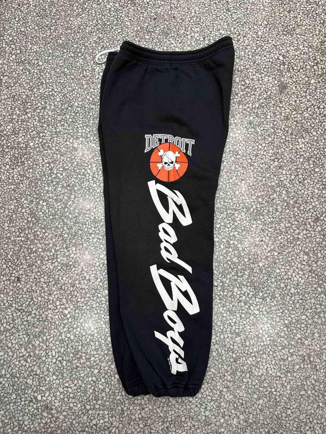 Detroit Pistons Vintage 1988 Bad Boys OG Sweatpant Faded Black ABC Vintage 